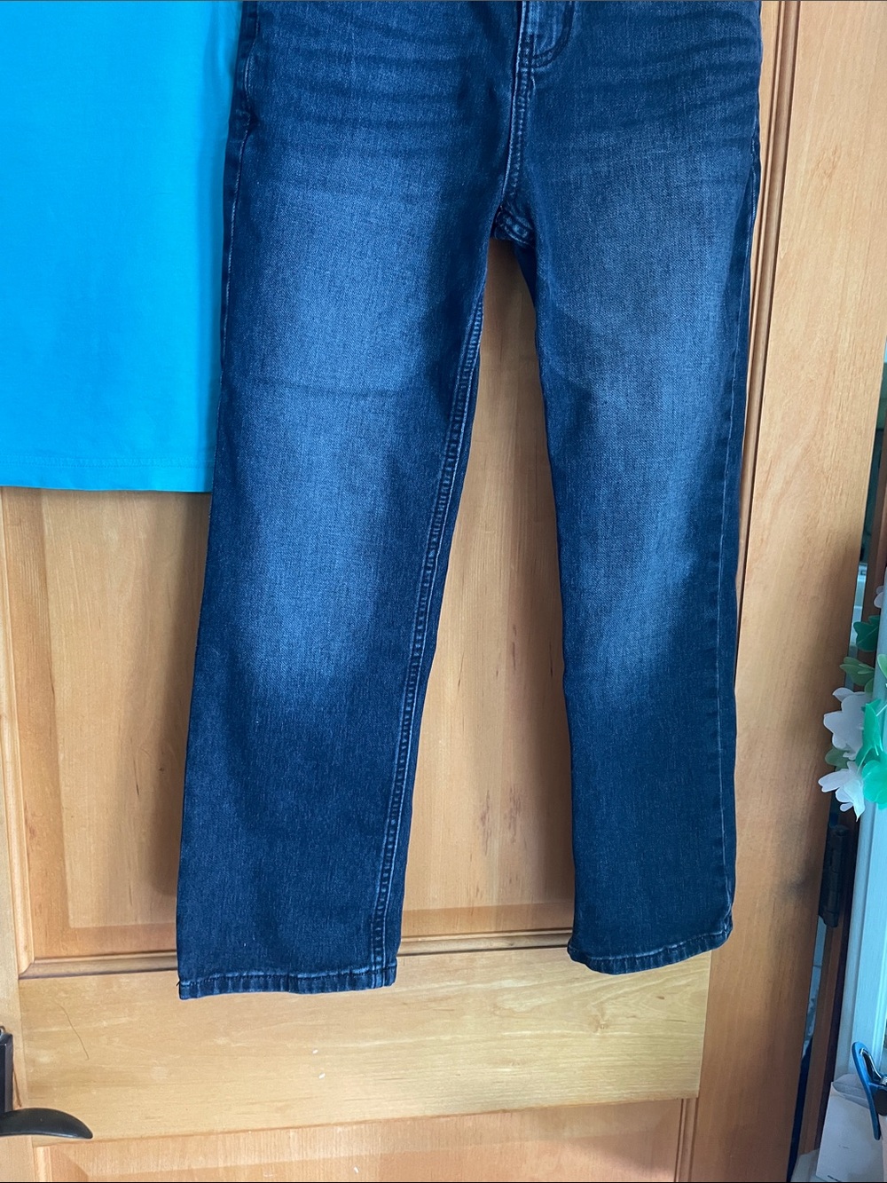 Psycho Bunny Teal Short Sleeve Tee M (10/12) with Cat Jack Jeans 12 - Picture 7 of 9